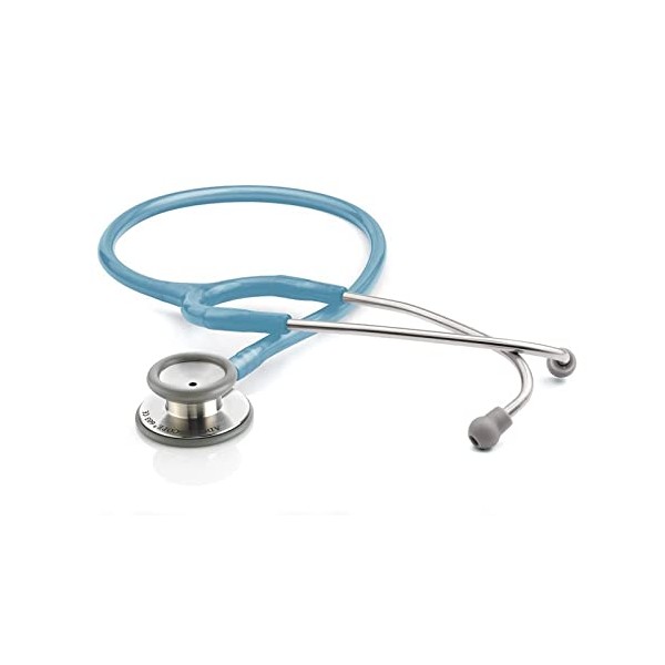 ADC 603MCB Adscope 603 Premium Stainless Steel Clinician Stethoscope with Tunable AFD Technology, Lifetime Warranty, Metallic Ceil Blue