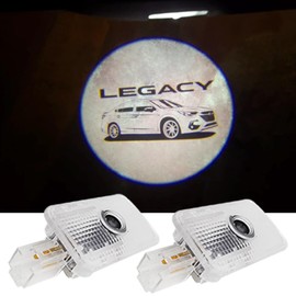 2 Pcs LED Car Door Logo Lights Courtesy Projector Laser Welcome Light Puddle Lamp Compatible with Forester, Outback, Legacy, Ascent Car Accessories (Legacy)