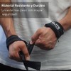 Paquete con straps y muñequeras para gimnasio, kit para levantamiento