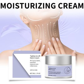 LFCFBH 2PCS Neck Firming Cream, Tighten and Lift Neck Cream, Neck Tightening Cream, Moisturizer for Firm, Youthful Skin, Anti Aging Smoothes Wrinkles Skin