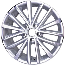 Factory Wheel Replacement New 17x7" 17 Inch Premium Aluminum Alloy Wheel Rim for 2011 2012 2013 2014 2015 2016 VW Volkswagen Jetta | ALY69910U10N | Direct Fit - OE Stock Specs