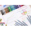 Liquidraw 25 Fineliner Colouring Pens Set Fine Point Pens 0.5mm