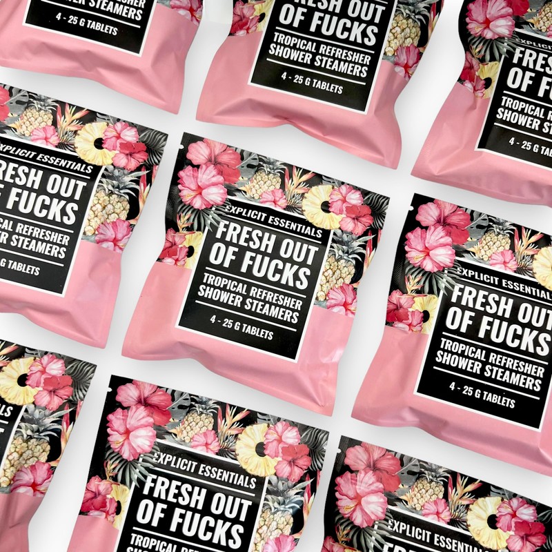 Swear Shower Steamers, Self Care Gift Idea, Shower Bombs, Explicit