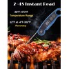 BRAPILOT Meat Thermometer Rechargeable for Cooking - 3~4S Instant Read