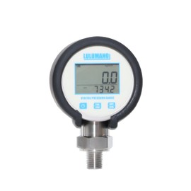 LULUW 2.5" Dial Size, Digital Pressure Gauge,Digital Pressure Sensor,0-10000psi/bar/Mpa, 1/4" NPT Base Mount, 0.5% Accuracy (0-360PSI)