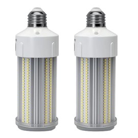 2-Pack 60W LED Corn Light Bulb 8100LM 5000K Daylight White E26/E27 Base, High Brightness 600W Equivalent LED Replacement for Garage, Basement, Warehouse, Workshop, Indoor Outdoor Lighting