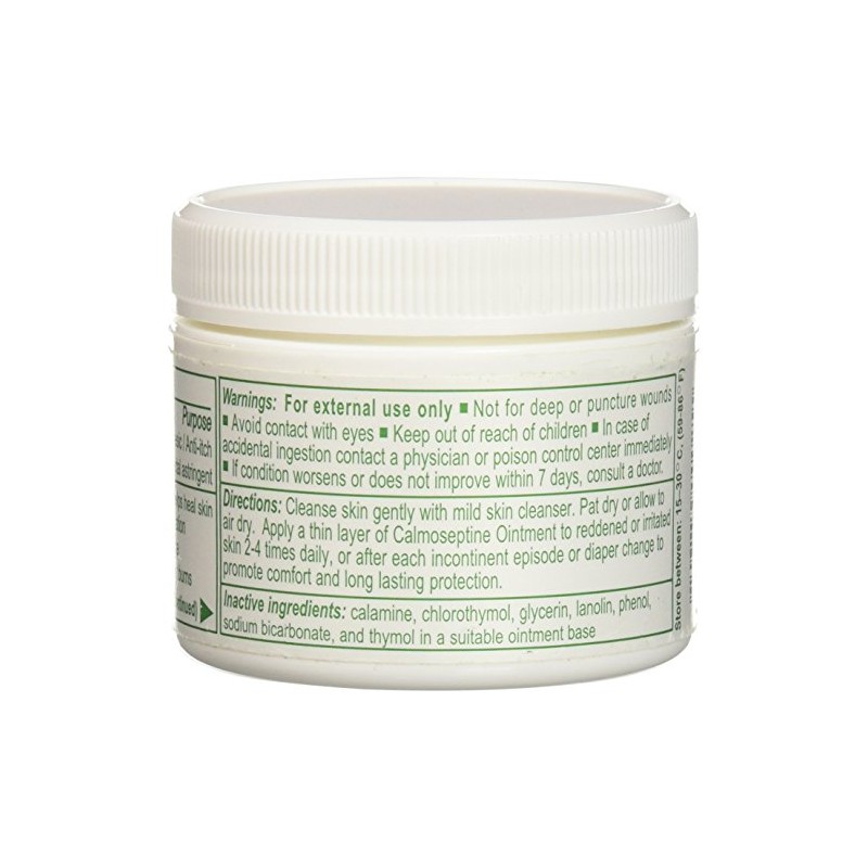Calmoseptine Diaper Rash Ointment Jar, 6 Count