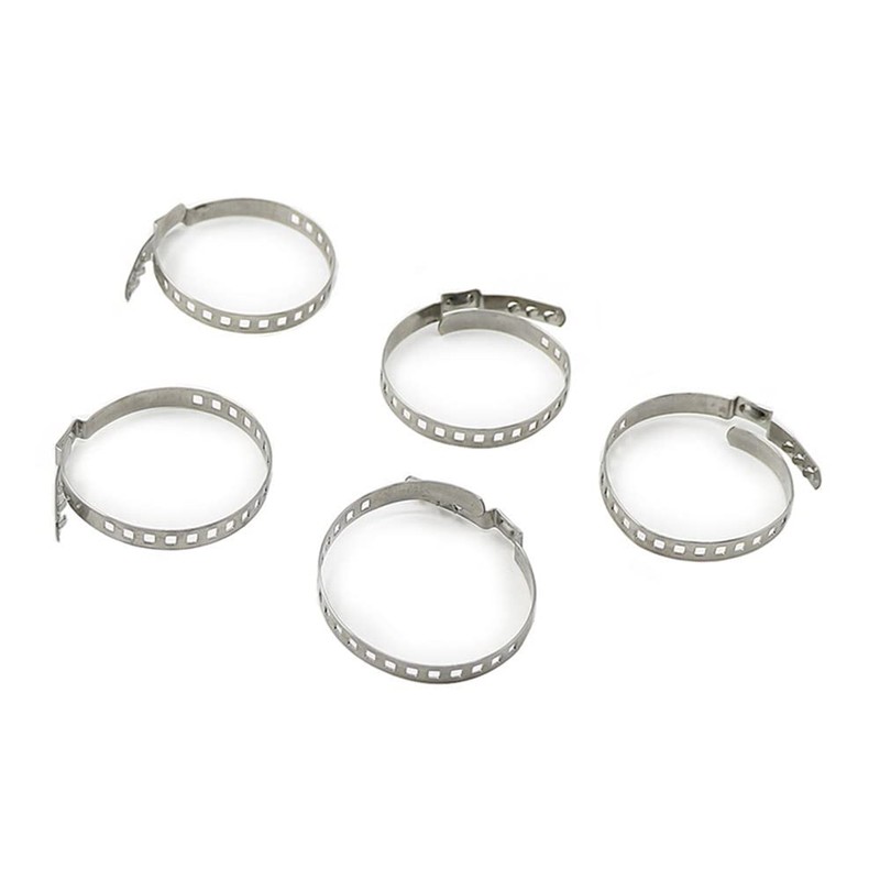 Pack of 10 CV Cuff Clamp, Hose Clamp, Adjustable Hose