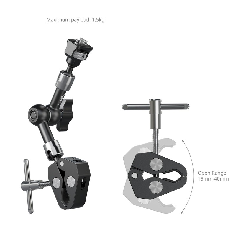 SmallRig 5310 Magic Arm with Crab Clamp (7")