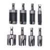 8PCS Set Wood Plug Cutter Drill Bit Hex Shank 4PCS