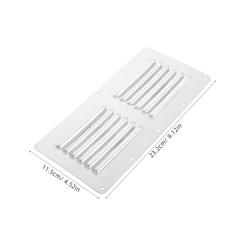 BESPORTBLE Sturdy Stainless Steel Louver Vent Grill Vent Cover for
