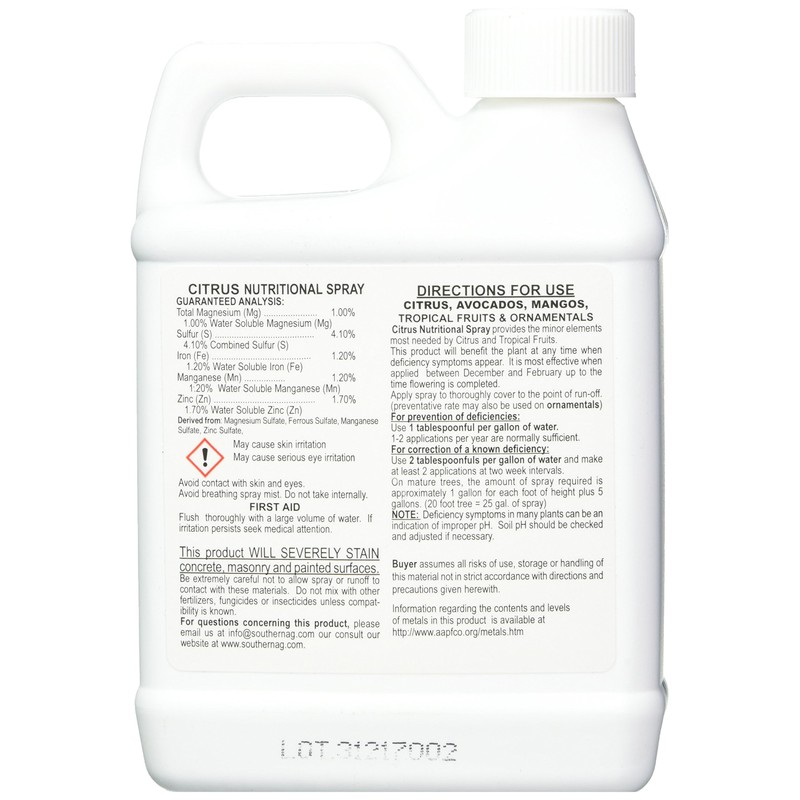 Southern Ag - 01902 - Citrus Nutritional Spray - 16oz