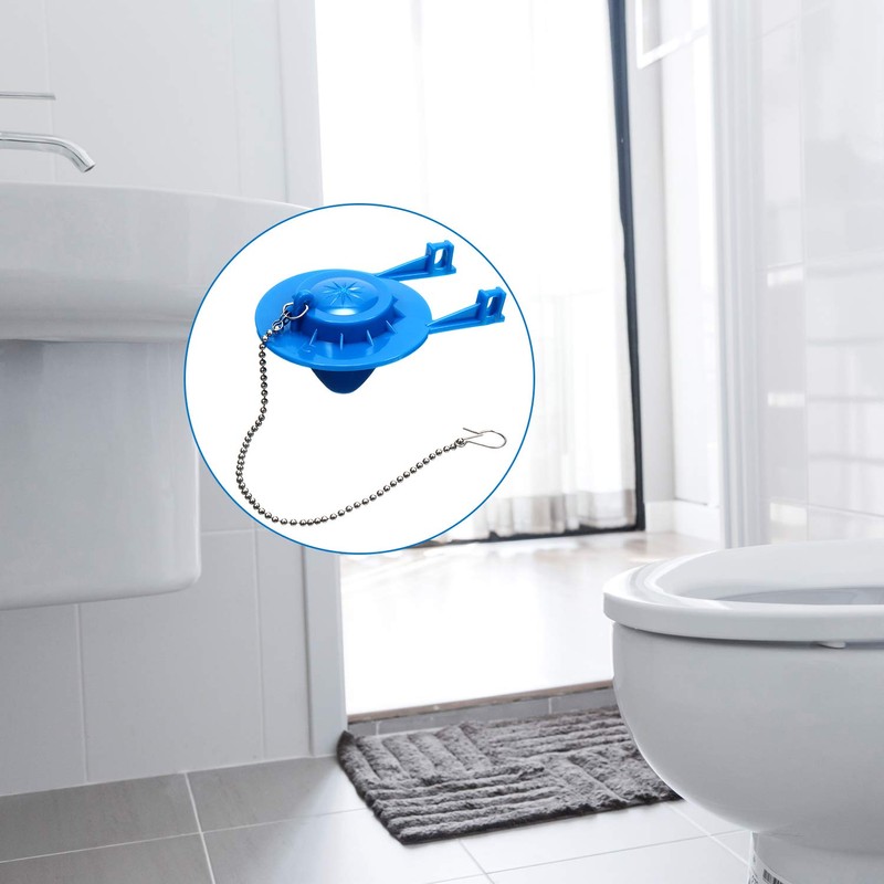 Mudder 6 Pack Toilet Handle Beaded Chain Universal Toilet Flapper