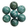 Manekieko Manekieko 7 Pcs Natural India Agate 2cm Crystal Sphere