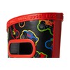 Bogs Kids Rainboot Rain Boot, Black Multi, 4 US Unisex