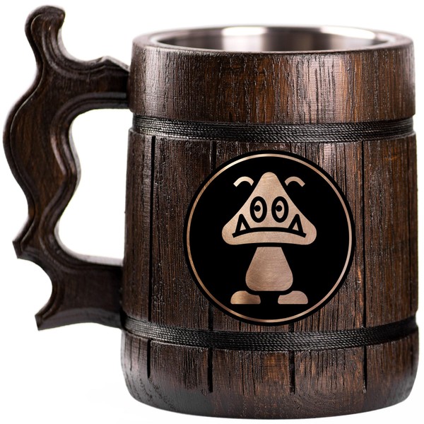 Goomba Beer Mug, Personalized Stein, Super Smash Bros Tankard