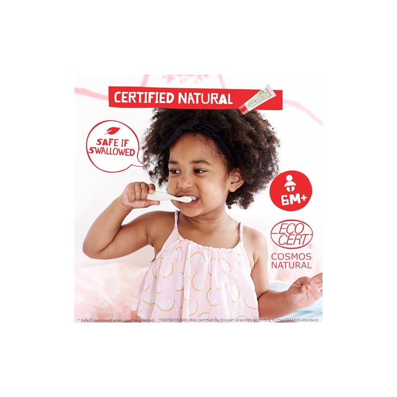 Jack N' Jill Natural Toothpaste Organic 50g - Raspberry