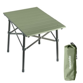 Naturehike Portable Camping Table, Aluminium Folding Table, Ultralight Camp Table Small Table for Camping Hiking Backpacking Outdoor Picnic