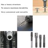 4pcs 1/4 3/8 1/2 Inch Stainless Steel SDS Plus Shank