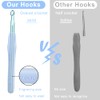 kgxulr 7 mm Crochet Hook, Aluminum Soft Grip Rubber Handle