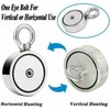 Double/Single Side Fishing Magnet, 400LBS ~ 1100LBS Heavy Duty Neodymium