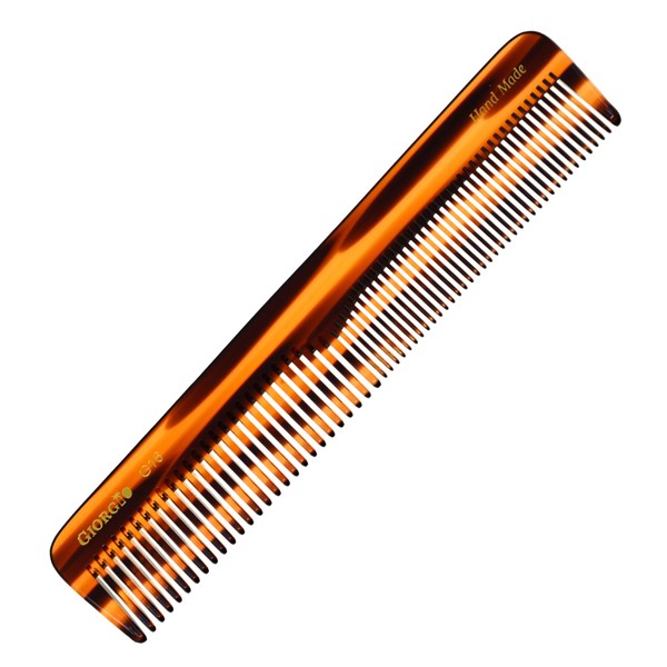 Giorgio G16 TortoiseShell Fine Tooth and Wide Tooth Detangler Comb