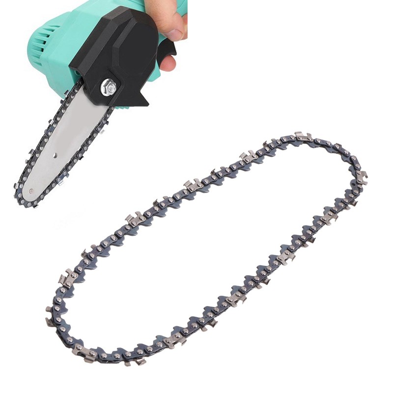2PCS 8 Inch Chainsaw Chain High Hardness Manganese Steel Mini