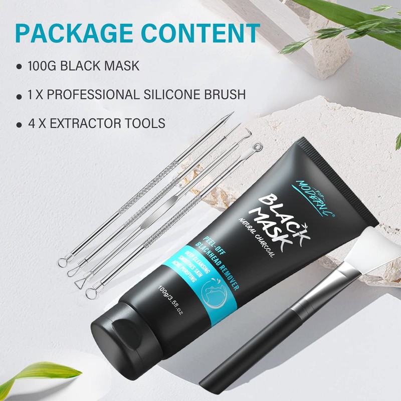 Blackhead Remover Mask Bamboo Charcoal Peel Off Mask Skin Care