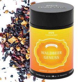 Hallingers Waldbeergenuss - Loose Fruit Tea with Blackberry, Elderberry & Strawberry (Tin) - Fill Advent Calendar Novelties & Advent Calendar | Get Well Thank You Friendship