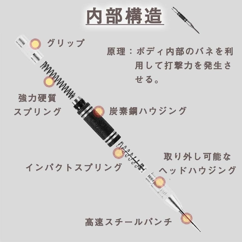 Automatic Punch, Center Punch, Samcos, Auto Center Punch, Automatic Center