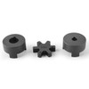 1/2" to 7/8" L090 3-Piece L-Jaw Coupling Set & Buna-N