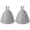 Pack of 2 Sauna Hat, Felt Men's Hat, Sauna Hat,