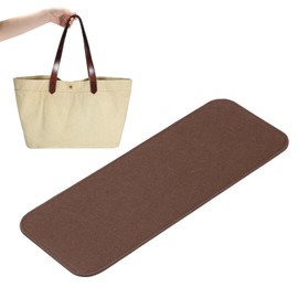 PATIKIL Felt Base Shaper 14x5 Inch, Bag Bottom Shaper Pad Purse Liner Board Insert Arc Corner for Handbags Tote Crossbody Bag Backpack, Brown