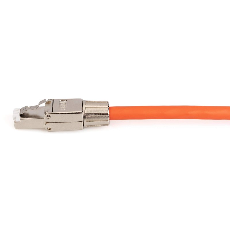 DIGITUS Cat 6A Network Connector - Field Plug 360° Shielded
