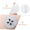 Mikinona 20pcs Mini Flower Shaped Lash Glue Tray Portable Diy