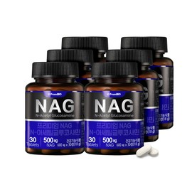 From Bio Premium NAG N-Acetyl Glucosamine 30 tablets x 6 boxes/6 months / 프롬바이오 프리미엄 NAG N-아세틸 글루코사민 30정x6박스/6개월