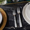 KEAWELL Premium Lava Silverware Set – 18/10 Stainless Steel Flatware,