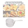Frying Basket Stainless Steel Long Handle Reusable Rust Resistant Fry