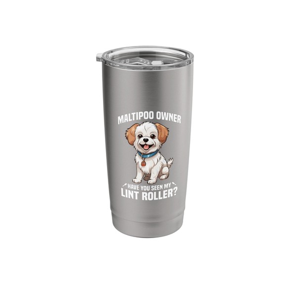 Dog Lover Pet Lover Lint Roller Dog Enthusiast Maltipoo Stainless