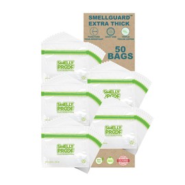 50pk Smelly Proof Stand-Up Reusable Food Storage Bags - US Made, BPA-Free, Clear 3 mils STAND & FILL 6"x4" 50 pcs