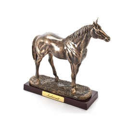 OPO 10 - Resin collectible miniature horse, about 19cms, Seabiscuit - 107