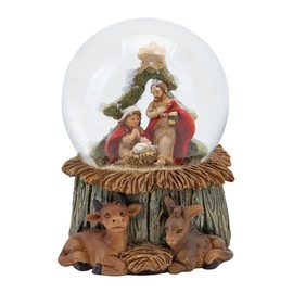 Widdop Christmas Nativity Scene Mini 45mm Snow Globe Waterball - XM9179