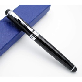 JINHAO, penna stilografica X750 (nero chiaro, penna M)