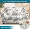 FUANGUI 3 Piece Stretch Sofa Couch Covers for 2 Cushion,