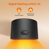Dr.Prepare Small Space Heater for Indoor Use, 600W Electric Ceramic