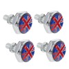 SUPVOX 4pcs License Plate Screws Fasteners for Cars Motorcycles Stylish