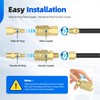 45Pcs Air Coupler & Plug Kit, Hoodutric 1/4" NPT Air