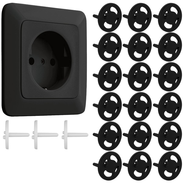 Wessper Pack of 21 Socket Protectors, Socket Cap, Child Lock