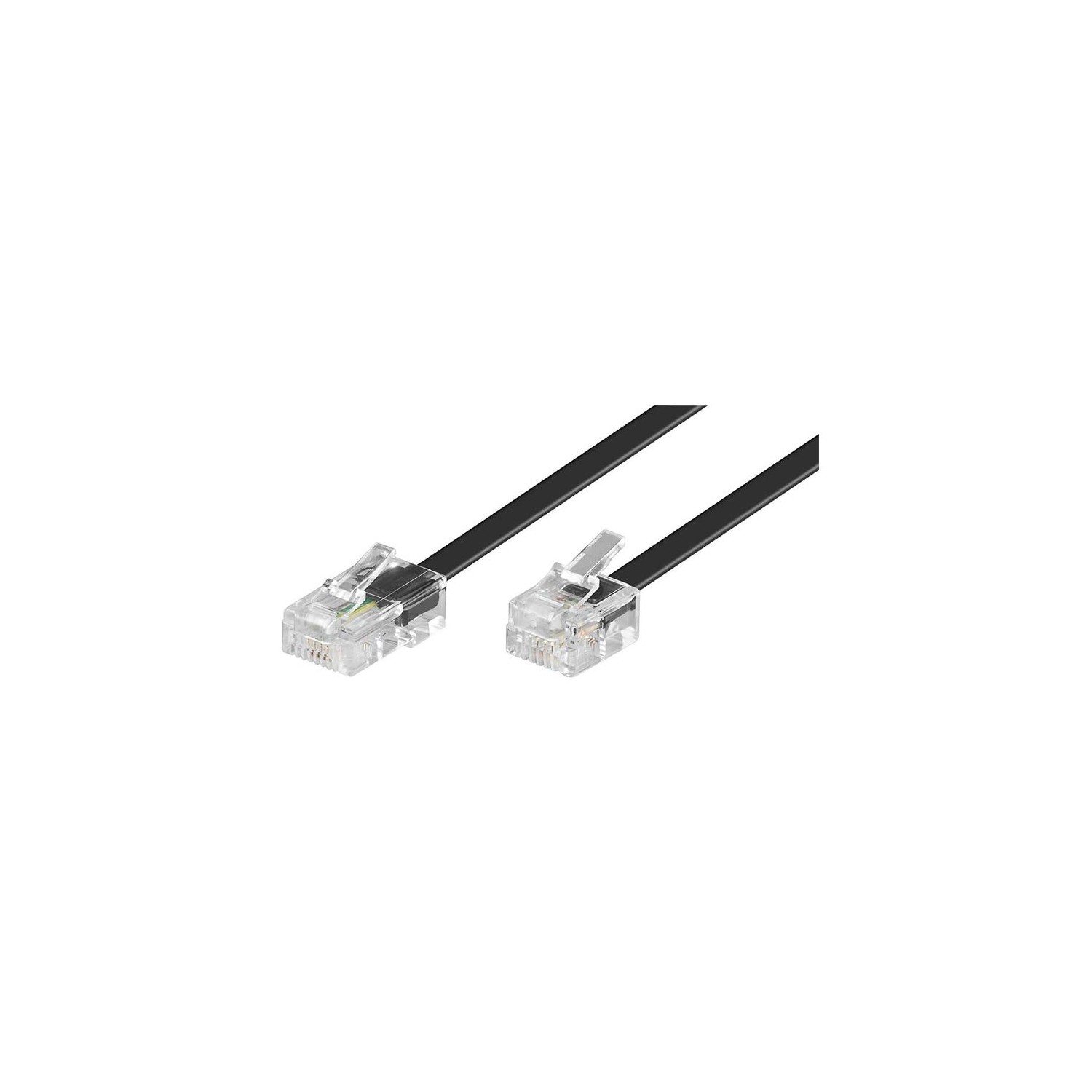 Goobay 68530 Telephone Cable RJ11 Male to RJ45 Male Flat Cable RJ11 ...