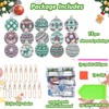 15 Pcs Christmas Diamond Painting Keychains, 5D DIY Diamond Painting